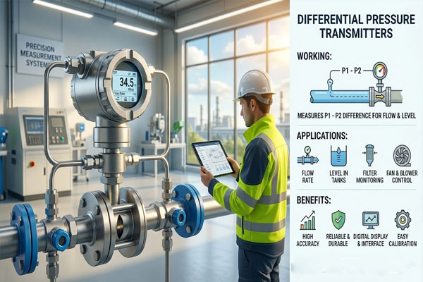 Differential-Pressure-Transmitter-Manufacturer-in-Ahmedabad-Working,-Applications-&-Benefits